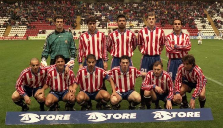 Once inicial del Sporting en la temporada 98-99