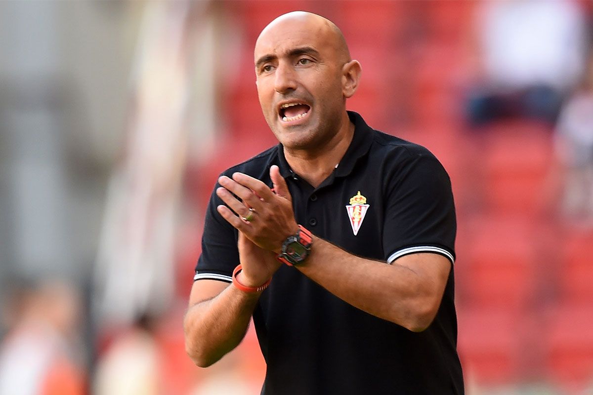 Abelardo en su anterior etapa en el Sporting