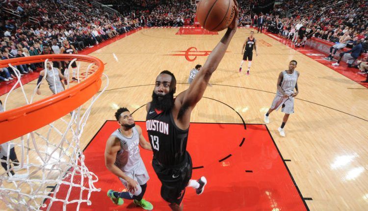 Harden lidera, Houston vence y se adelanta en la serie