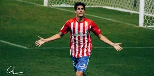 Pablo Pérez celebra el gol frente a la Cultural