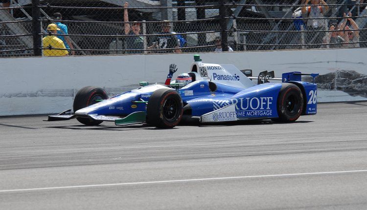 Takuma-Sato-celebrates-in-IndyCar-after-2017-Indy-500-win