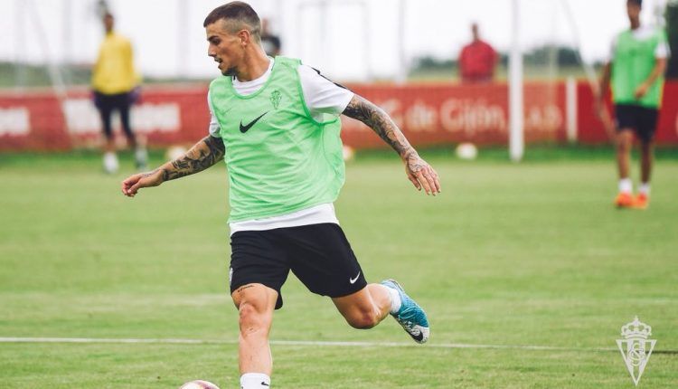 Isma Cerro en un entrenamiento del Spotring