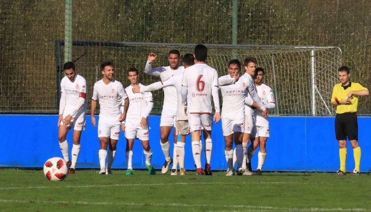 La Cultural celebra un tanto frente al Deportivo Fabril