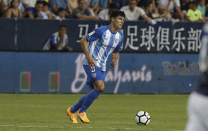 Diego González en un partido de la temporada 2018/2019