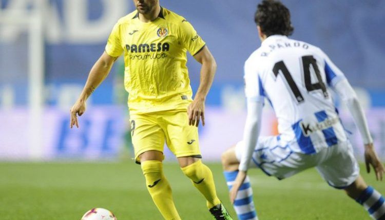 Santi Cazorla en un encuentro en Anoeta