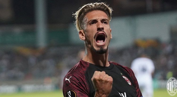 Samu Castillejo celebrando uno de sus goles la pasada temporada