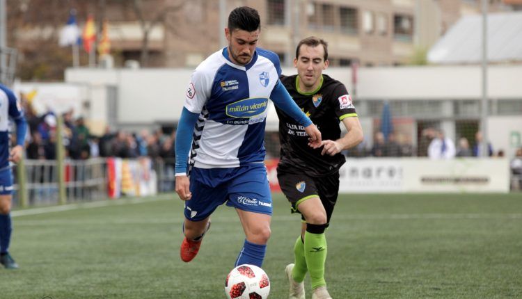 Lance del Ebro - Teruel disputado en el partido de ida