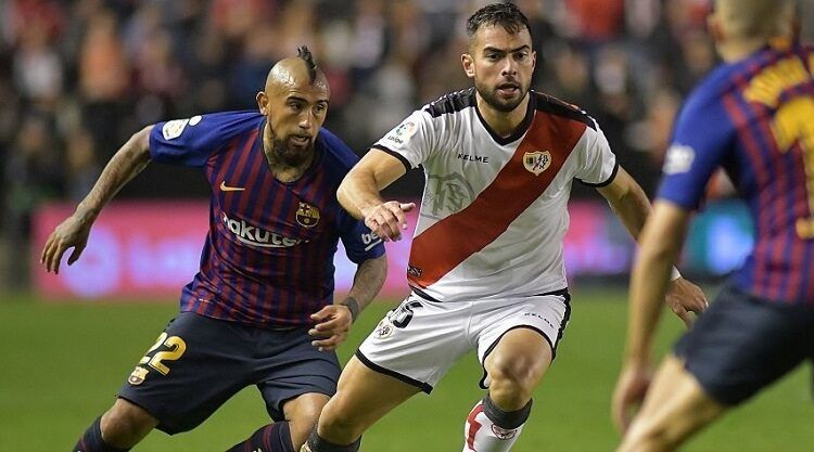 Jordi Amat durante un encuentro frente al FC Barcelona