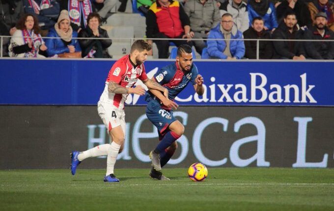 Yangel Herrera con el Huesca