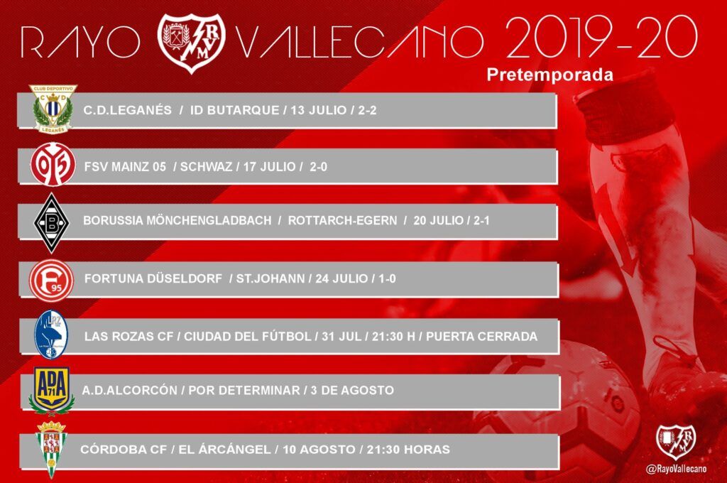 Pretemporada del Rayo Vallecano 