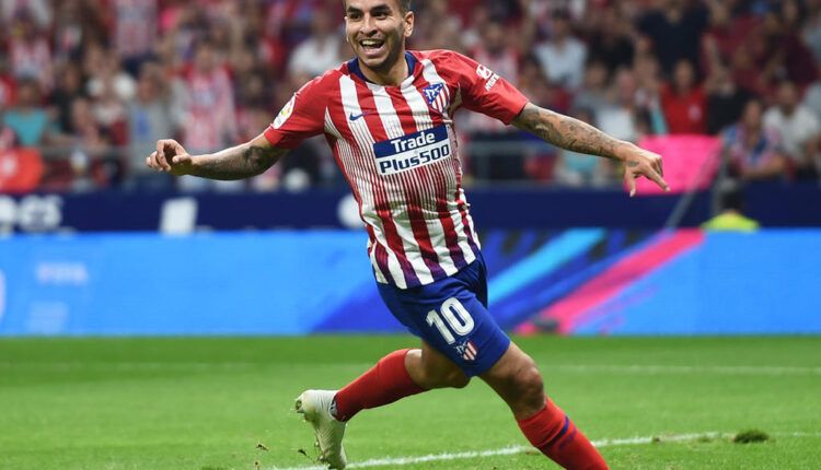 Correa en un partido con el Atlético de Madrid