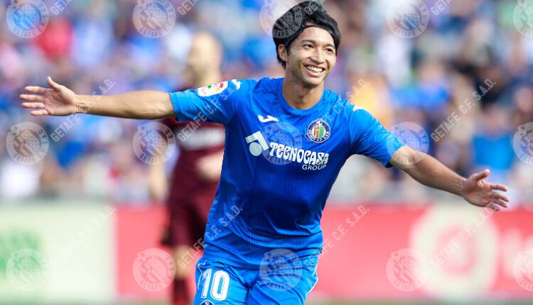 Gaku Shibasaki con el Getafe