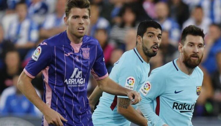 Gumbau en un partido frente al FC Barcelona