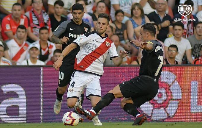 Álvaro Medrán la pasada campaña con el Rayo Vallecano