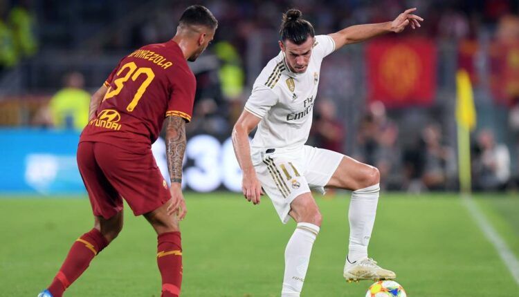 Lance del último encuentro de pretemporada del Real Madrid frente a la Roma