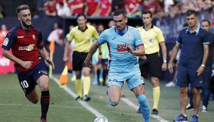 Osasuna Eibar. Lance del encuentro