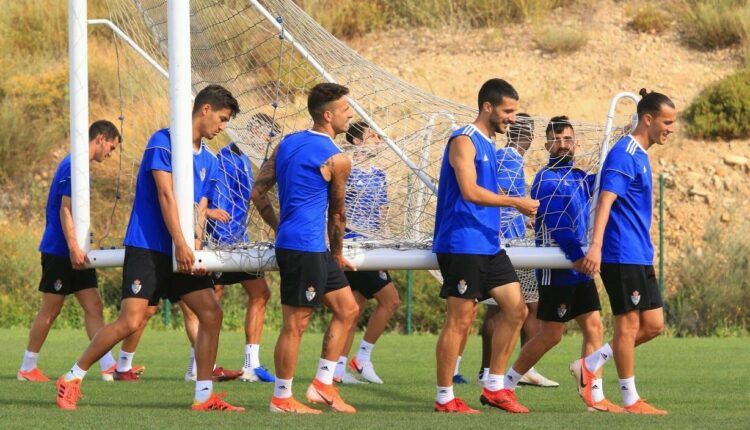 Entrenamiento de la Ponferradina