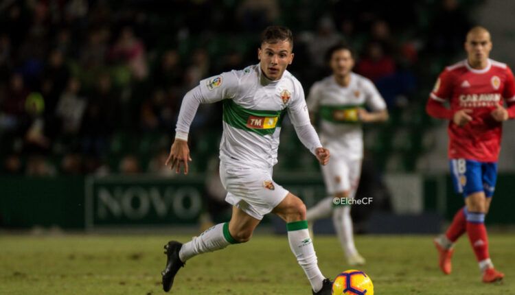 Borja Martínez la pasada campaña frente al Real Zaragoza