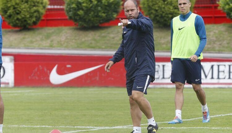 José Alberto en un entrenamiento esta pretemporada