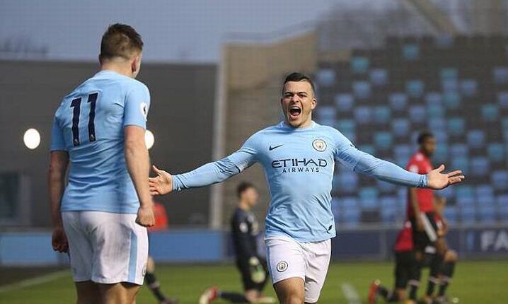 Lorenzo González en un partido con el segundo equipo citizen