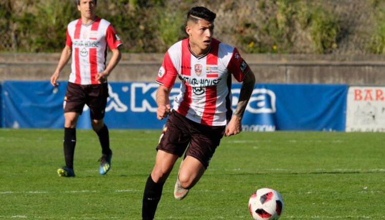 Marcos André con el Logroñés el pasado curso