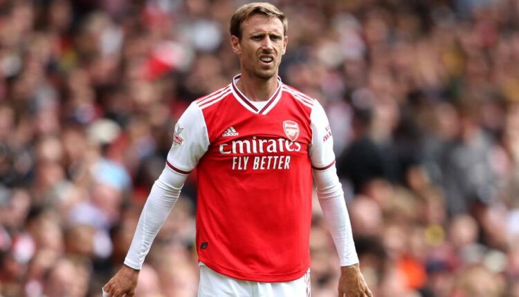 Nahco Monreal con el Arsenal