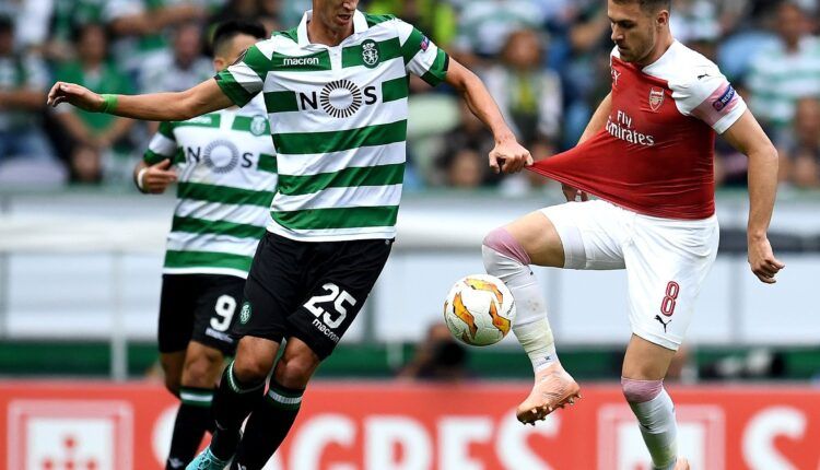 Petrovic en un partido con el Sporting CP