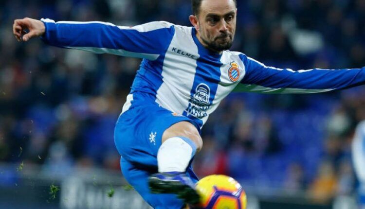 Sergio García en su última temporada en el Espanyol