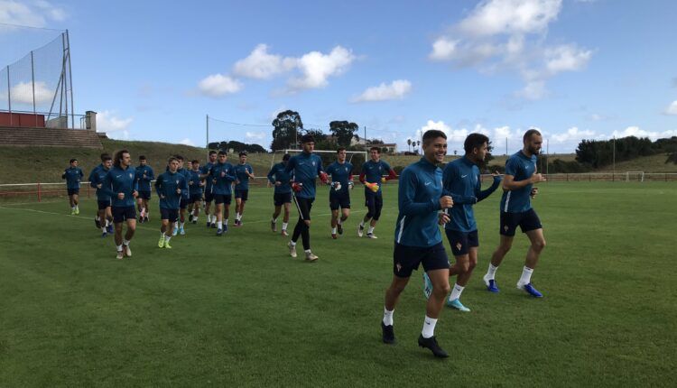 Entrenamiento del Sporting 'B'