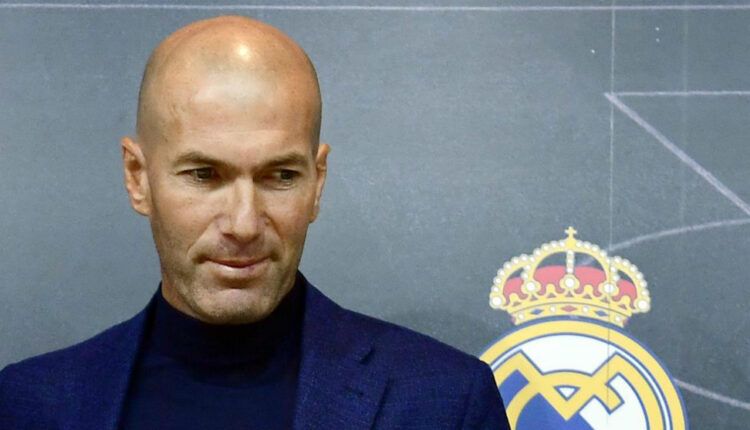 Zidane. Entrenador del Real Madrid