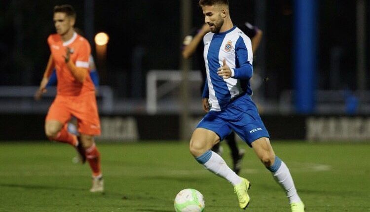 Ángel Sánchez con el Espanyol 'B'