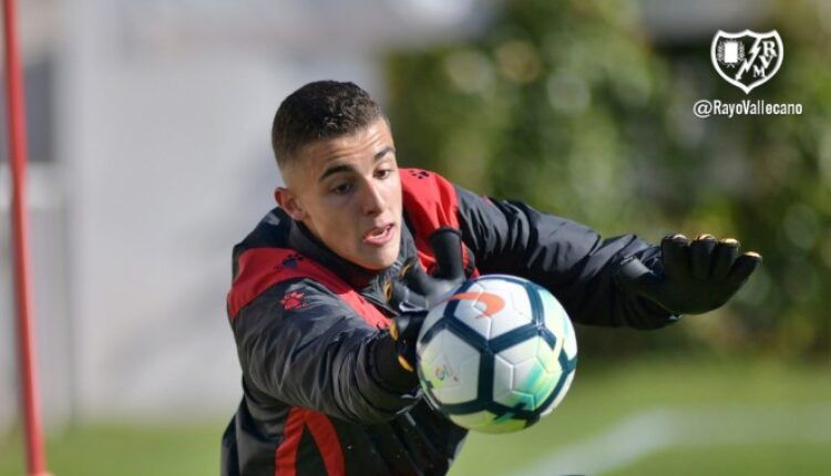 Miguel Ángel Morro en un entrenamiento