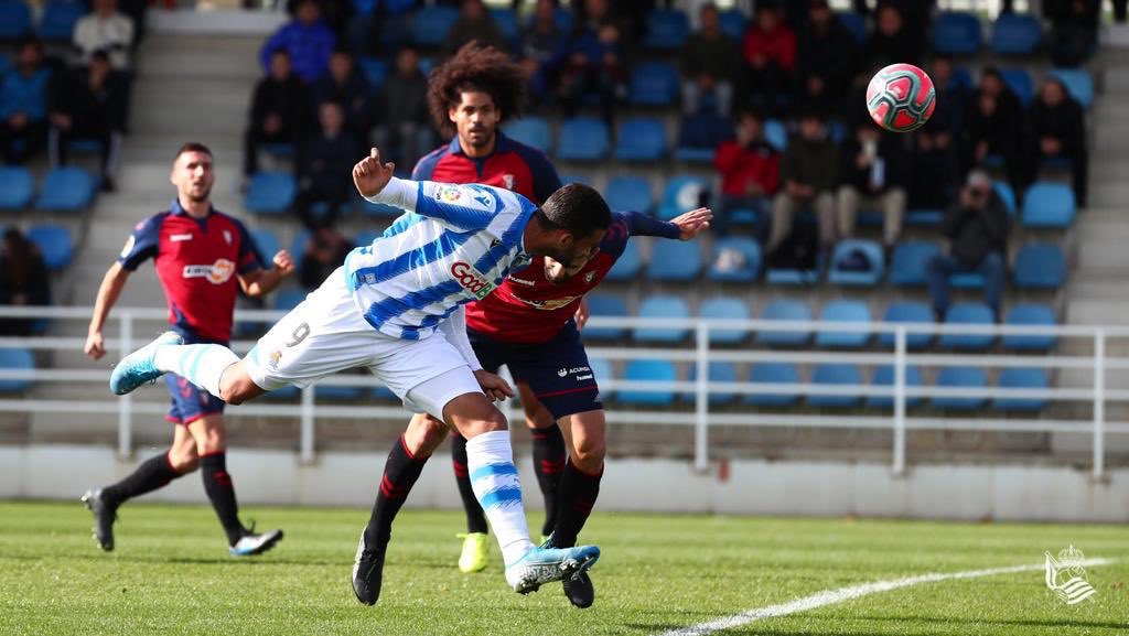 Willian José en un amistoso en Zubieta