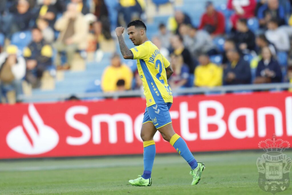 Jonathan Viera, el hombre del partido entre UD Las Palmas y Numancia