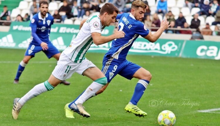 Juanto durante el partido frente al Marbella