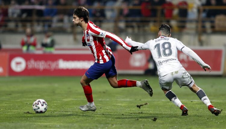 Joao Félix en el encuentro de Copa frente a la Cultural