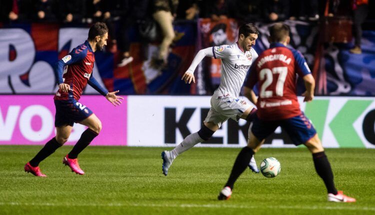 Levante Osasuna a sellar permanencia