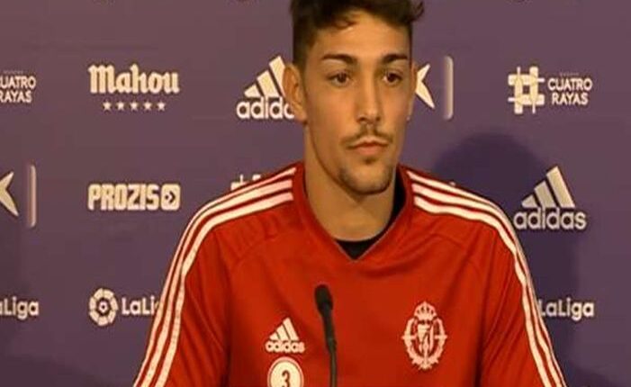 Fede Barba en rueda de prensa