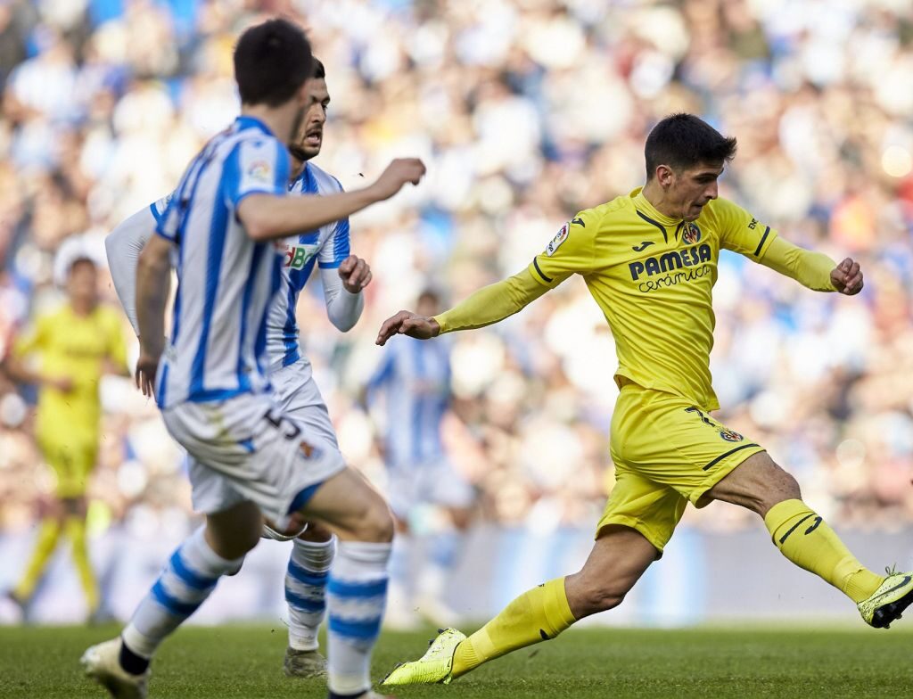 Lance del Real Sociedad - Villarreal del 5 de enero de 2020