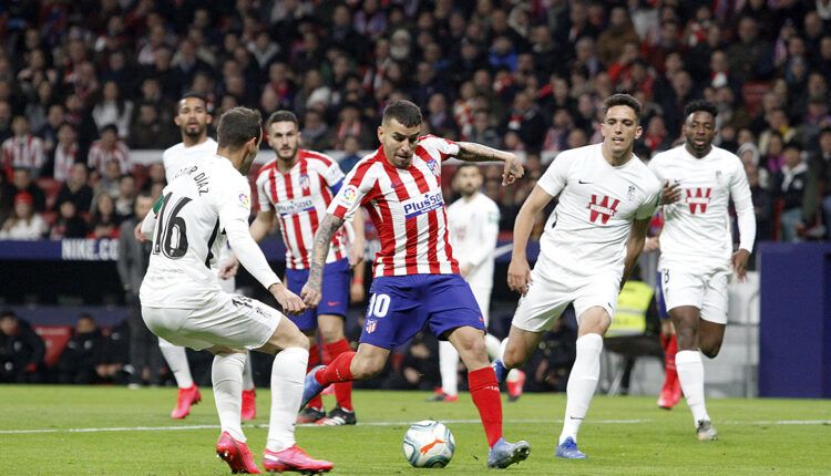 Correa en un partido del Atlético de Madrid