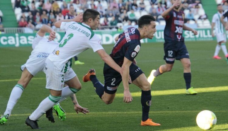 Lance del encuentro entre el Córdoba y el Yeclano