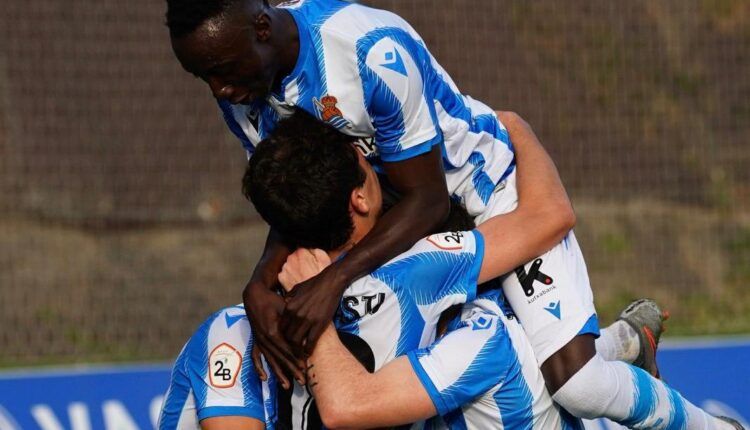 Jugadores del Sanse celebran un gol