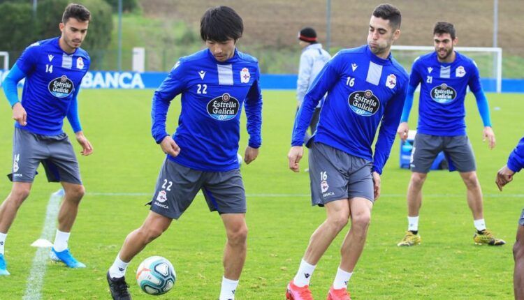 Deportivo en un entrenamiento