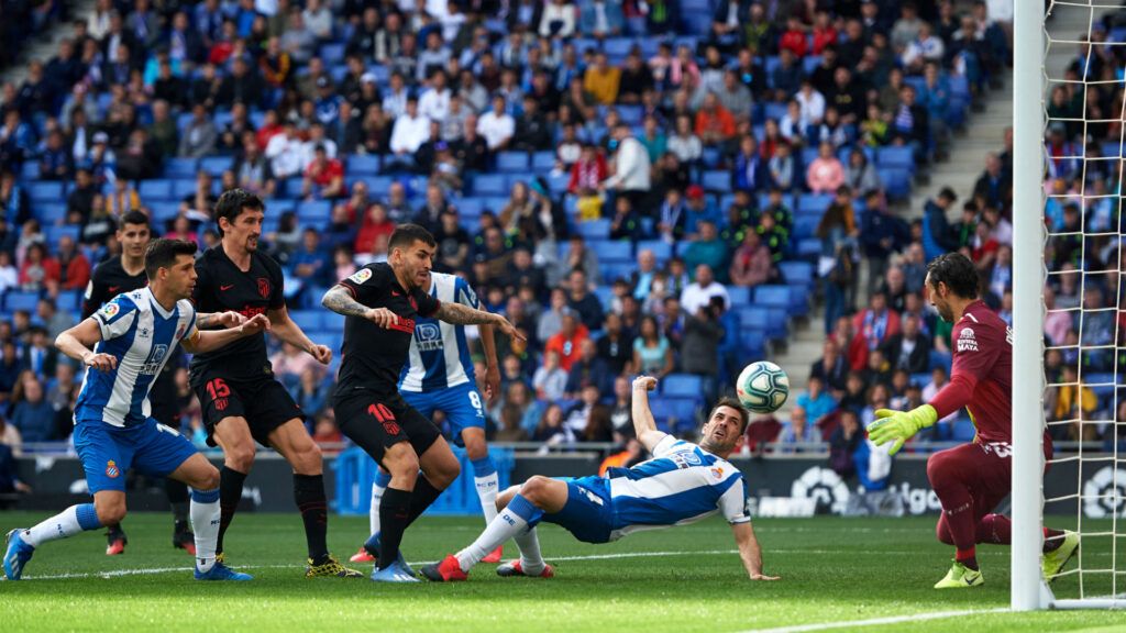 Espanyol frente al Atletico de Madrid