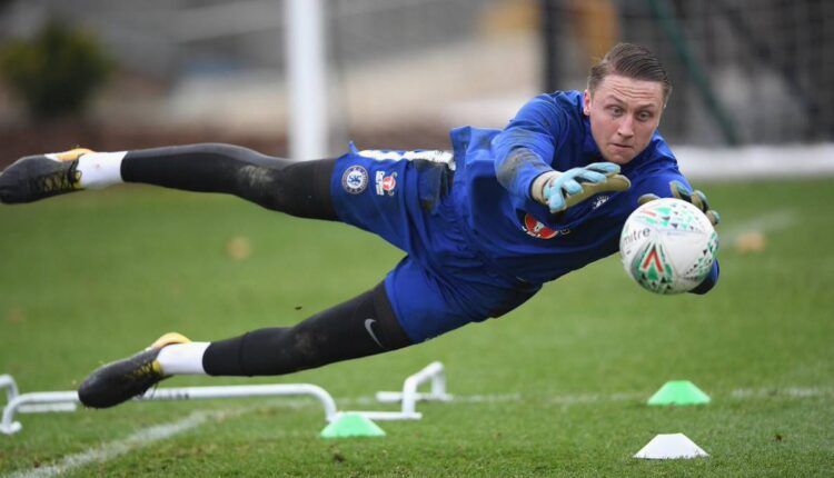 Marcin Bulka en su etapa en el Chelsea