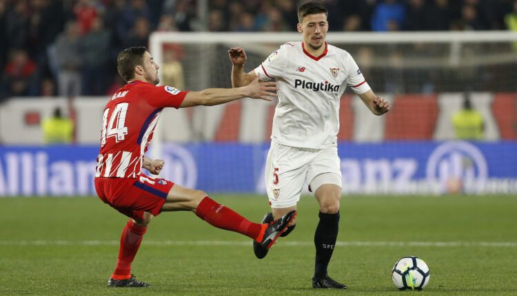 Clèment Lenglet en su etapa en el Sevilla