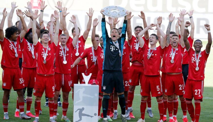 Celebración del título. Vía: fcbayern