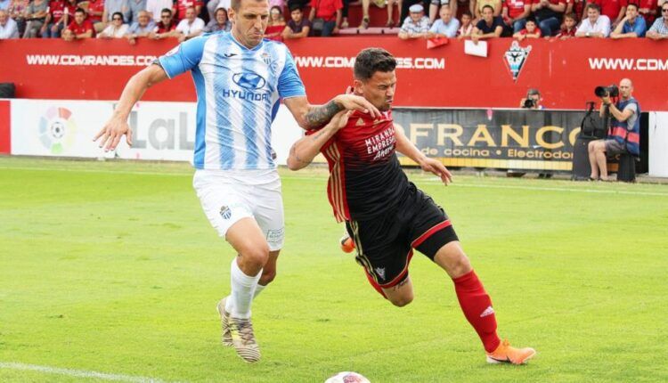 Vallori la pasada campaña en la promoción frente al CD Mirandés