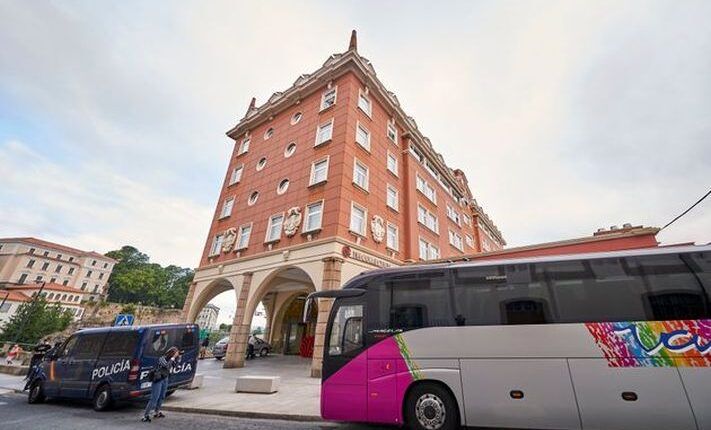 Hotel de concentración del Fuenlabrada en A Coruña