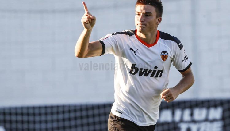 Jordi Sánchez el año pasado en el Valencia Mestalla